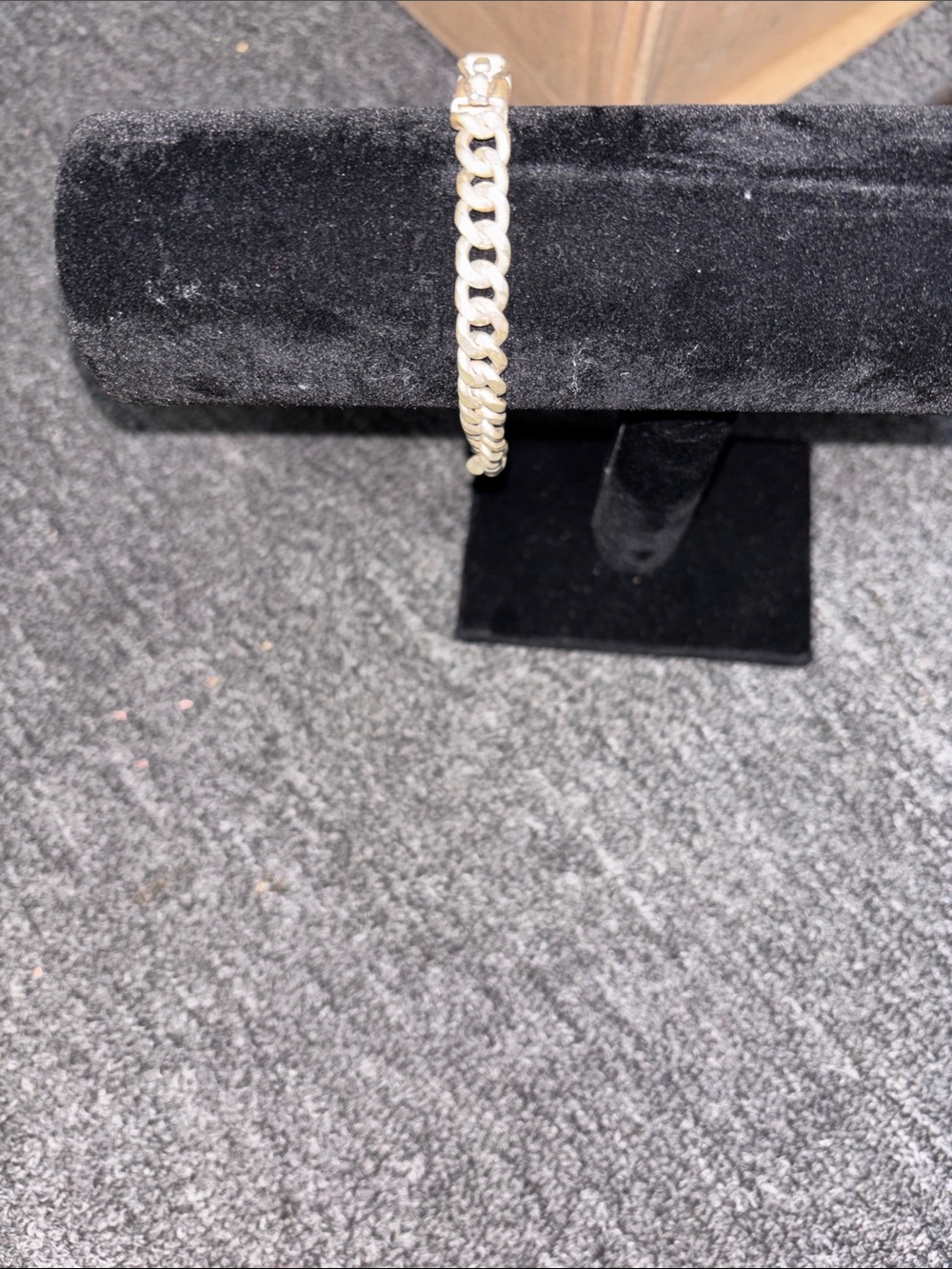Class 925 Sterling Silver Curb Chain Bracelet - unisex 10”